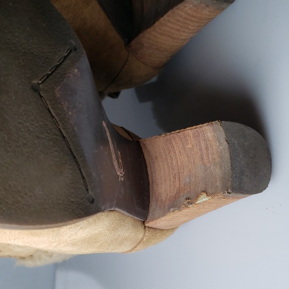 UGG Australia Analise Lace Up Heeled Boots Size 8.5 - Picture 10 of 16